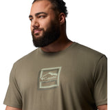 Columbia Men's CSC Seasonal Graphic Tee Collegiate Navy/Hex Woodblock Badge / Small - 53 Degrees North