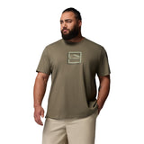 Columbia Men's CSC Seasonal Graphic Tee Collegiate Navy/Hex Woodblock Badge / Small - 53 Degrees North