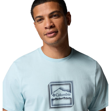 Columbia Men's CSC Seasonal Graphic Tee Collegiate Navy/Hex Woodblock Badge / Small - 53 Degrees North