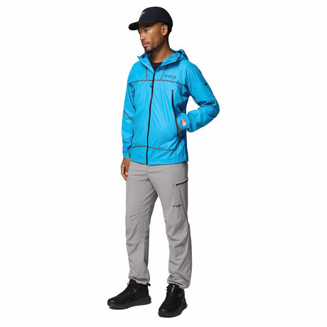 Columbia Men's Cassiar Pro OutDryX Shell Waterproof Jacket Compass Blue/Black / Small-Compass Blue/Black / Medium-Compass Blue/Black / Large-Compass Blue/Black / X-Large-Compass Blue/Black / XX-Large - 53 Degrees North 