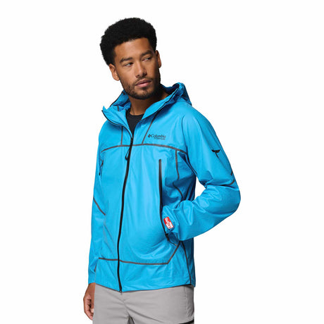 Columbia Men's Cassiar Pro OutDryX Shell Waterproof Jacket Compass Blue/Black / Small-Compass Blue/Black / Medium-Compass Blue/Black / Large-Compass Blue/Black / X-Large-Compass Blue/Black / XX-Large - 53 Degrees North 