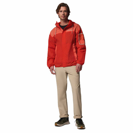 Columbia Men's Challenger II Windbreaker Dark Stone/Shark/Ancient Fossil / Small-Dark Stone/Shark/Ancient Fossil / Medium-Dark Stone/Shark/Ancient Fossil / Large-Dark Stone/Shark/Ancient Fossil / X-Large-Dark Stone/Shark/Ancient Fossil / XX-Large - 53 Degrees North 