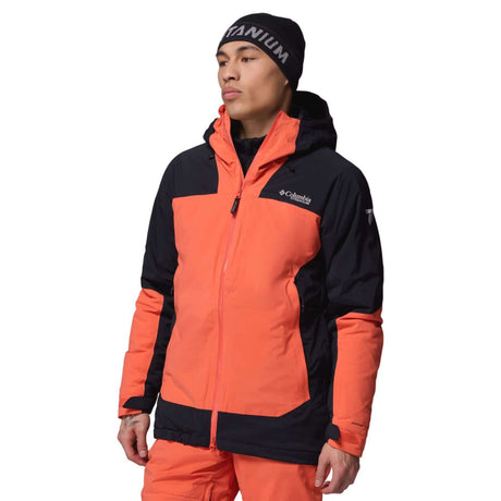Columbia Men's Cirque Bowl Ski Jacket Black/Zing / Small-Black/Zing / Medium-Black/Zing / Large-Black/Zing / X-Large-Black/Zing / XX-Large - 53 Degrees North 