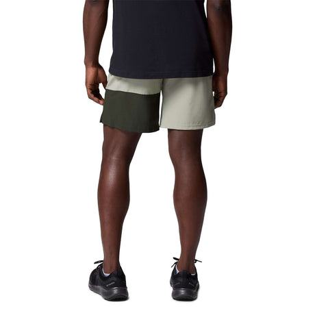Columbia Men's Columbia Hike Colour Block Hiking Shorts Safari/Greenscape / Small-Safari/Greenscape / Medium-Safari/Greenscape / Large-Safari/Greenscape / X-Large-Safari/Greenscape / XX-Large - 53 Degrees North 