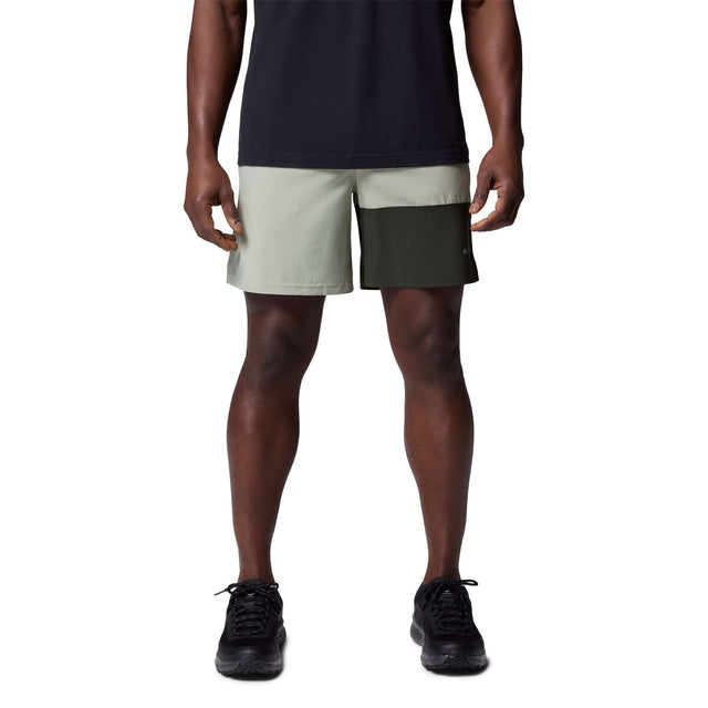 Columbia Men's Columbia Hike Colour Block Hiking Shorts Safari/Greenscape / Small-Safari/Greenscape / Medium-Safari/Greenscape / Large-Safari/Greenscape / X-Large-Safari/Greenscape / XX-Large - 53 Degrees North 