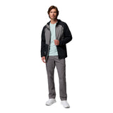 Columbia Men's Columbia Tech II Wind Jacket Black/Columbia Grey / Small-Black/Columbia Grey / Medium-Black/Columbia Grey / Large-Black/Columbia Grey / X-Large-Black/Columbia Grey / XX-Large - 53 Degrees North 