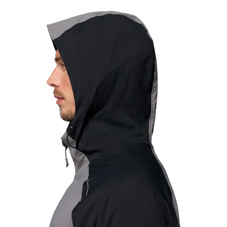 Columbia Men's Columbia Tech II Wind Jacket Black/Columbia Grey / Small-Black/Columbia Grey / Medium-Black/Columbia Grey / Large-Black/Columbia Grey / X-Large-Black/Columbia Grey / XX-Large - 53 Degrees North 