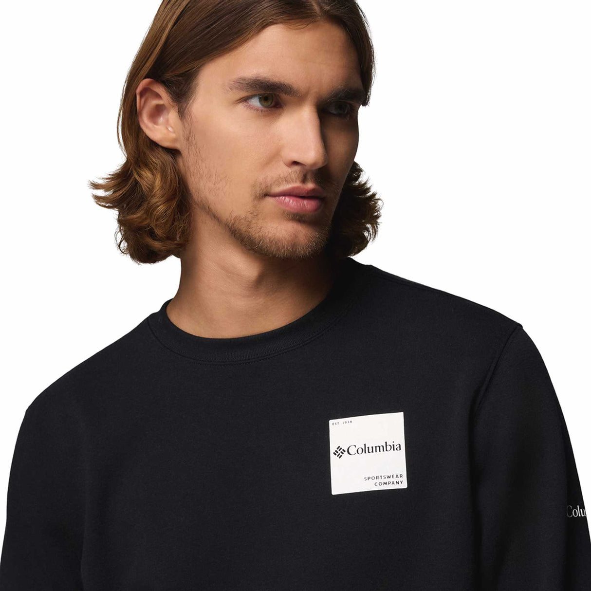 Columbia Men's Columbia Trek Crew Sweater Black/Boxy Brand / Small-Black/Boxy Brand / Medium-Black/Boxy Brand / Large-Black/Boxy Brand / X-Large-Black/Boxy Brand / XX-Large - 53 Degrees North 