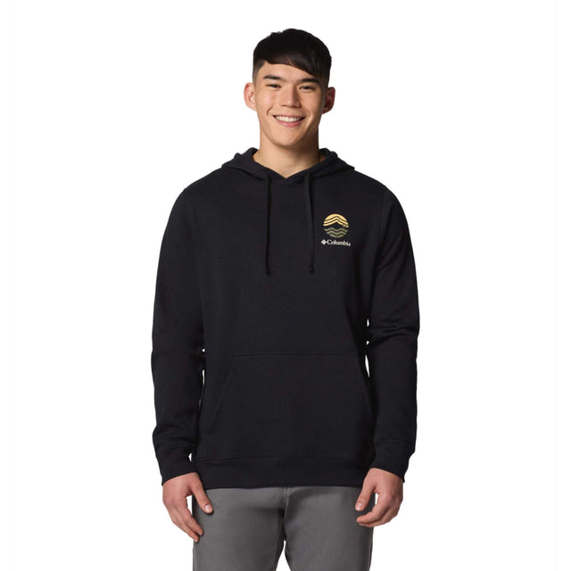 Columbia Men's Columbia Trek Graphic Hoodie Black/Circular Linescape / Small-Black/Circular Linescape / Medium-Black/Circular Linescape / Large-Black/Circular Linescape / X-Large-Black/Circular Linescape / XX-Large - 53 Degrees North 