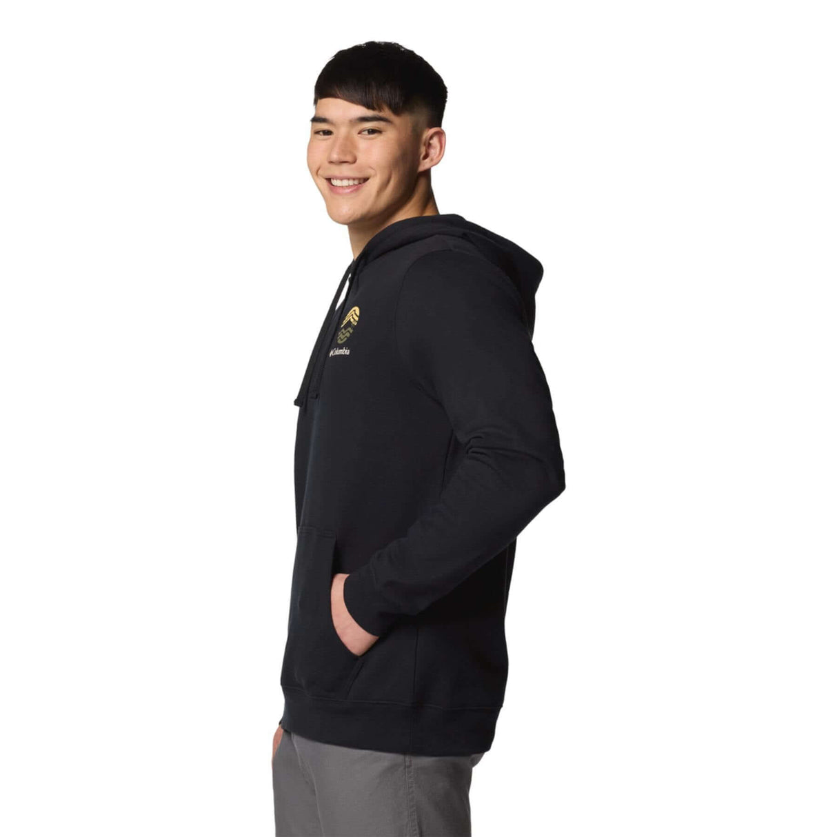 Columbia Men's Columbia Trek Graphic Hoodie Black/Circular Linescape / Small-Black/Circular Linescape / Medium-Black/Circular Linescape / Large-Black/Circular Linescape / X-Large-Black/Circular Linescape / XX-Large - 53 Degrees North 