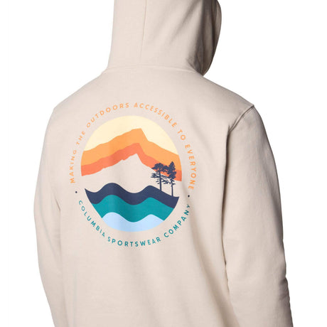 Columbia Men's Columbia Trek Graphic Hoodie Black/Circular Linescape / Small-Black/Circular Linescape / Medium-Black/Circular Linescape / Large-Black/Circular Linescape / X-Large-Black/Circular Linescape / XX-Large - 53 Degrees North 