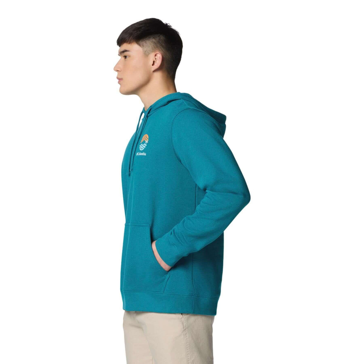 Columbia Men's Columbia Trek Graphic Hoodie Black/Circular Linescape / Small-Black/Circular Linescape / Medium-Black/Circular Linescape / Large-Black/Circular Linescape / X-Large-Black/Circular Linescape / XX-Large - 53 Degrees North 