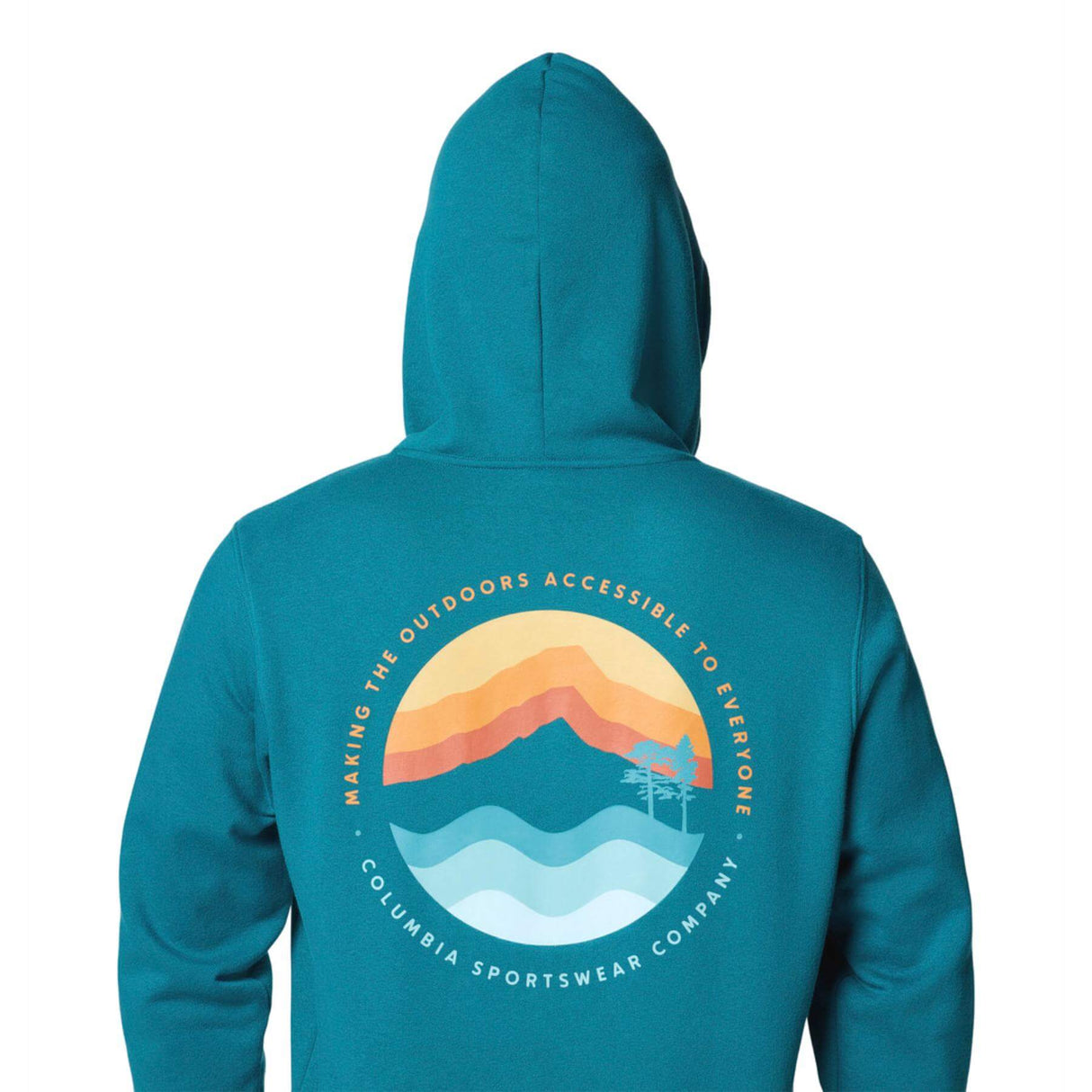 Columbia Men's Columbia Trek Graphic Hoodie Black/Circular Linescape / Small-Black/Circular Linescape / Medium-Black/Circular Linescape / Large-Black/Circular Linescape / X-Large-Black/Circular Linescape / XX-Large - 53 Degrees North 