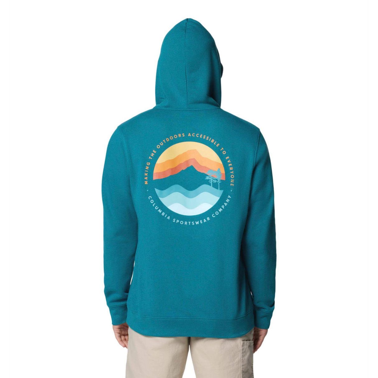 Columbia Men's Columbia Trek Graphic Hoodie Black/Circular Linescape / Small-Black/Circular Linescape / Medium-Black/Circular Linescape / Large-Black/Circular Linescape / X-Large-Black/Circular Linescape / XX-Large - 53 Degrees North 