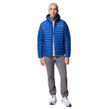 Columbia Men's Corelite Down Hooded Jacket Mountain Blue / Small-Mountain Blue / Medium-Mountain Blue / Large-Mountain Blue / X-Large-Mountain Blue / XX-Large - 53 Degrees North 