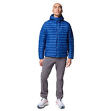 Columbia Men's Corelite Down Hooded Jacket Mountain Blue / Small-Mountain Blue / Medium-Mountain Blue / Large-Mountain Blue / X-Large-Mountain Blue / XX-Large - 53 Degrees North 