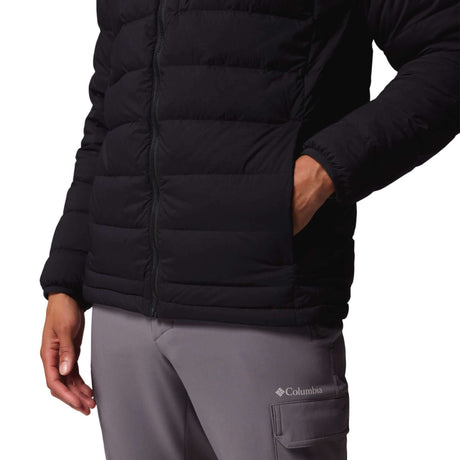 Columbia Men's Drift Peak Stretch Down Hooded Jacket Black / Small-Black / Medium-Black / Large-Black / X-Large-Black / XX-Large - 53 Degrees North 