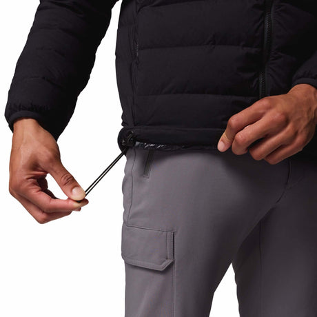 Columbia Men's Drift Peak Stretch Down Hooded Jacket Black / Small-Black / Medium-Black / Large-Black / X-Large-Black / XX-Large - 53 Degrees North 