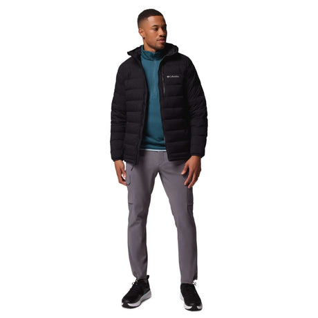 Columbia Men's Drift Peak Stretch Down Hooded Jacket Black / Small-Black / Medium-Black / Large-Black / X-Large-Black / XX-Large - 53 Degrees North 