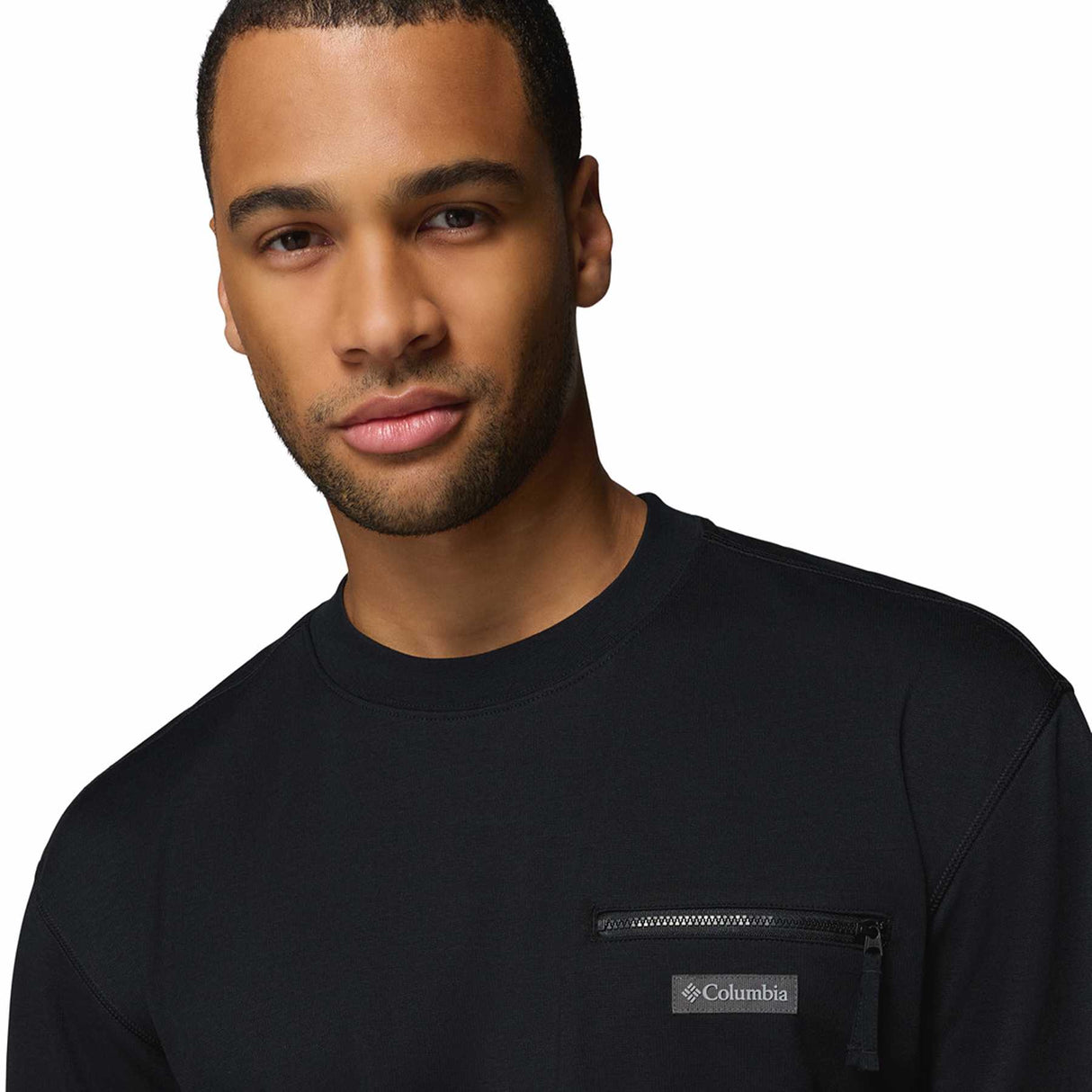 Columbia Men's Echo Passage Long Sleeve Crew Black / Small-Black / Medium-Black / Large-Black / X-Large-Black / XX-Large - 53 Degrees North 