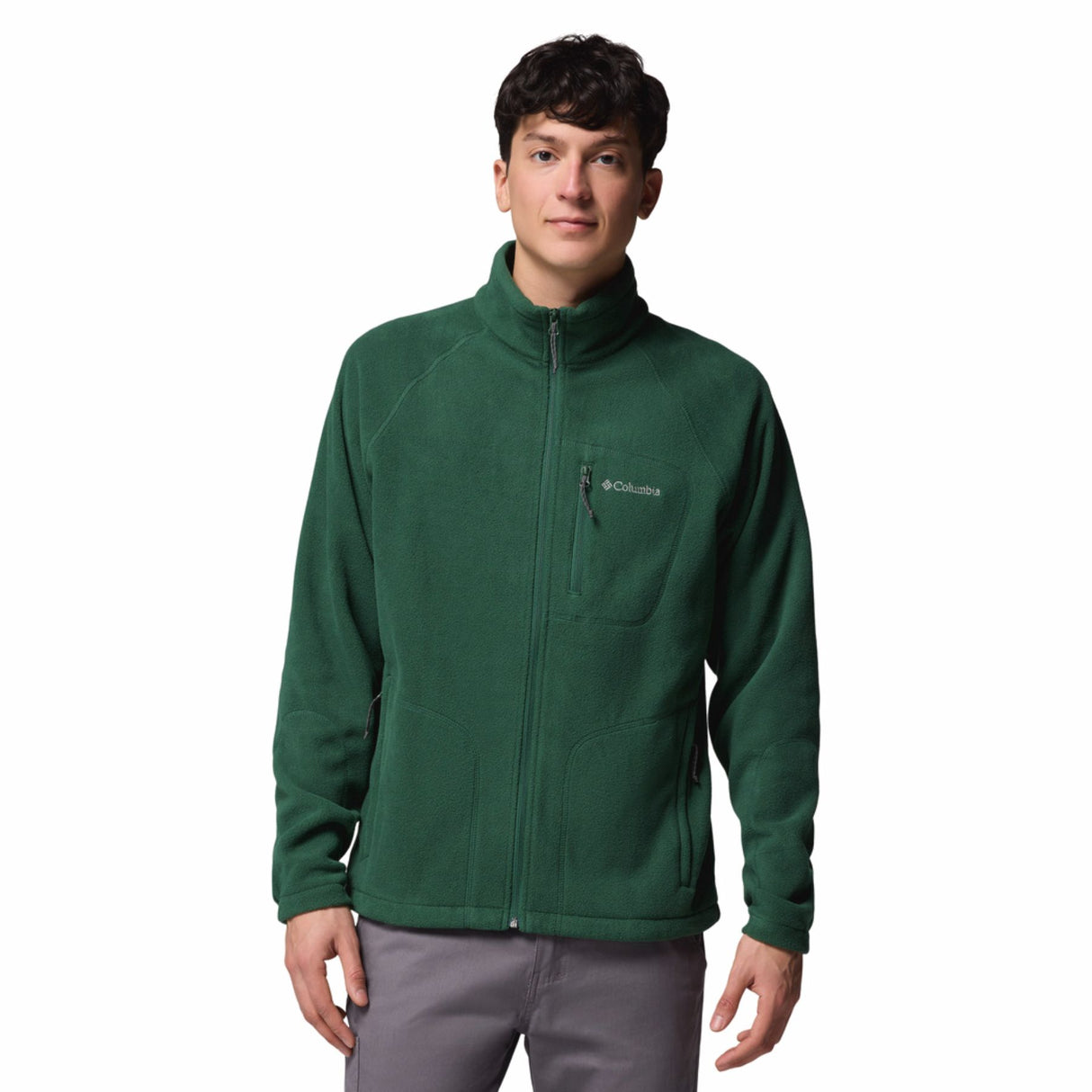 Columbia Men's Fast Trek Fleece Jacket Rain Forest / Small-Rain Forest / Medium-Rain Forest / Large-Rain Forest / X-Large-Rain Forest / XX-Large - 53 Degrees North 