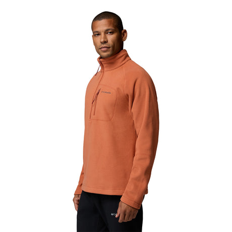 Columbia Men's Fast Trek III Half Zip Fleece Rainy Day / Small - 53 Degrees North