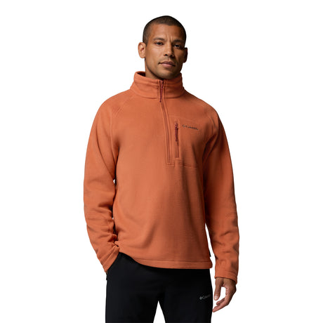 Columbia Men's Fast Trek III Half Zip Fleece Teak Brown / Small - 53 Degrees North