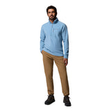 Columbia Men's Fast Trek III Half Zip Fleece Rainy Day / Small - 53 Degrees North