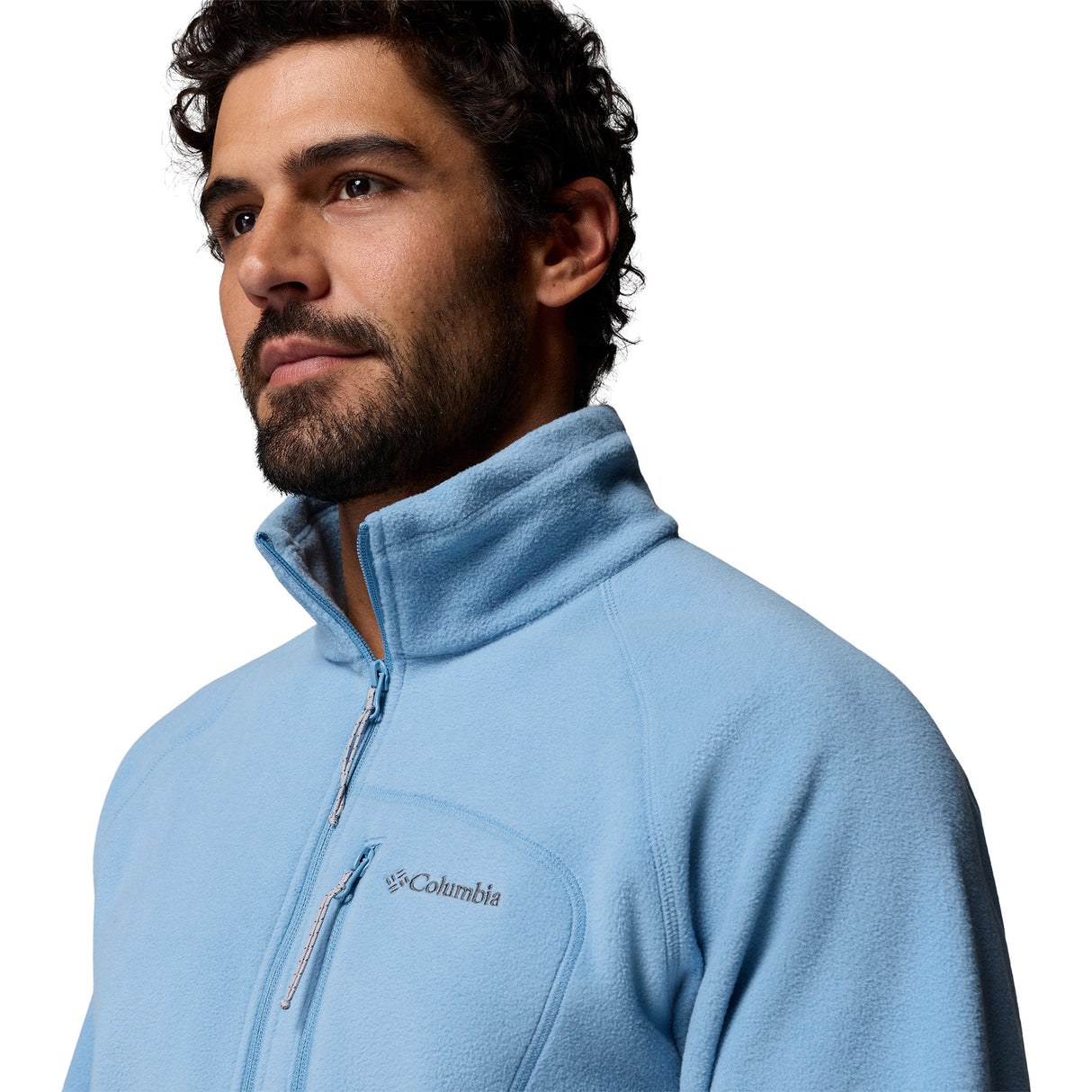 Columbia Men's Fast Trek III Half Zip Fleece Rainy Day / Small - 53 Degrees North