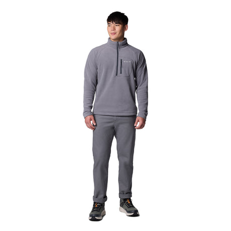 Columbia Men's Fast Trek III Half Zip Fleece Rainy Day / Small - 53 Degrees North