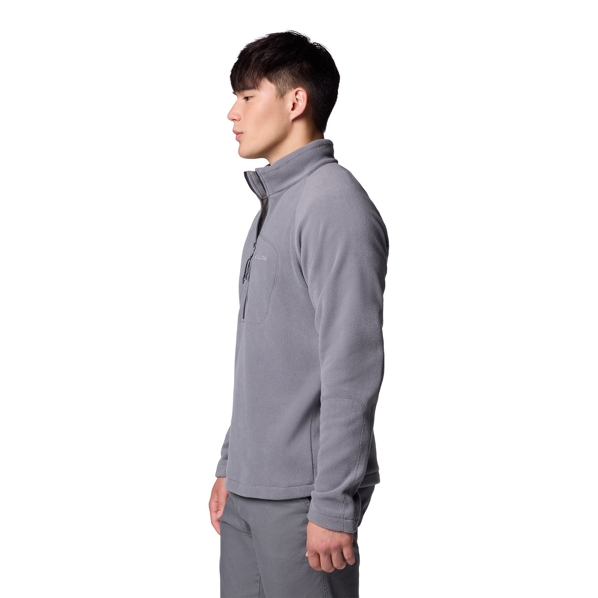Columbia Men's Fast Trek III Half Zip Fleece Rainy Day / Small - 53 Degrees North