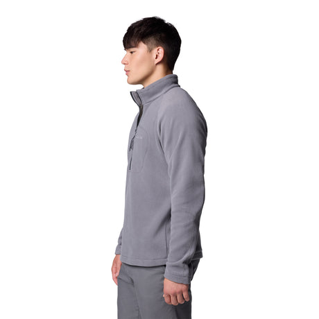 Columbia Men's Fast Trek III Half Zip Fleece Rainy Day / Small - 53 Degrees North