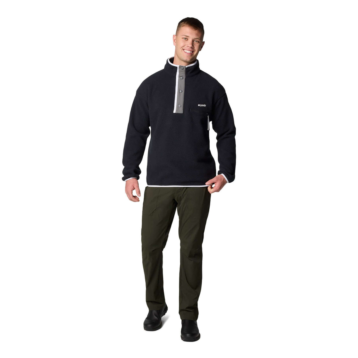 Columbia Men's Helvetia II Half Snap Fleece Citron Haze / Small-Citron Haze / Medium-Citron Haze / Large-Citron Haze / X-Large-Citron Haze / XX-Large - 53 Degrees North 
