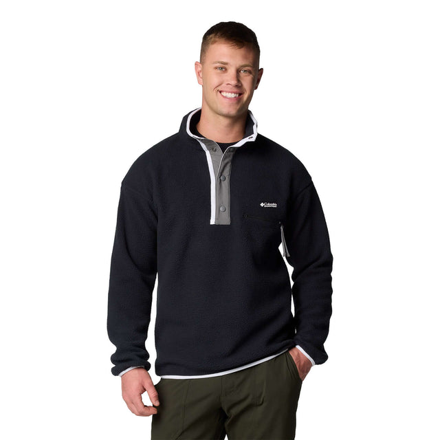 Columbia Men's Helvetia II Half Snap Fleece Black / Small - 53 Degrees North