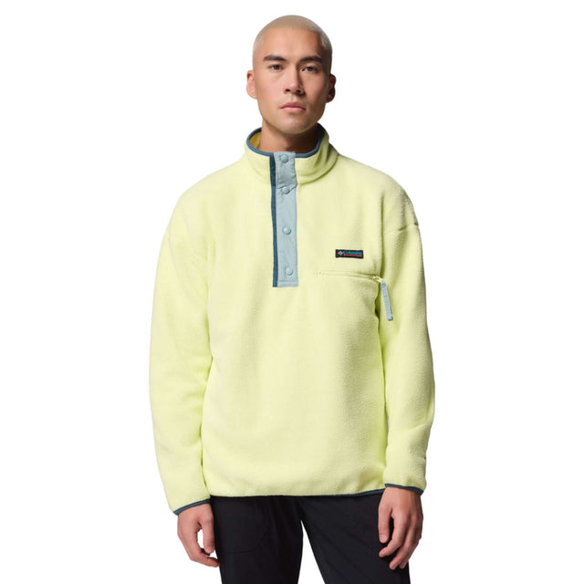 Columbia Men's Helvetia II Half Snap Fleece Citron Haze / Small-Citron Haze / Medium-Citron Haze / Large-Citron Haze / X-Large-Citron Haze / XX-Large - 53 Degrees North 