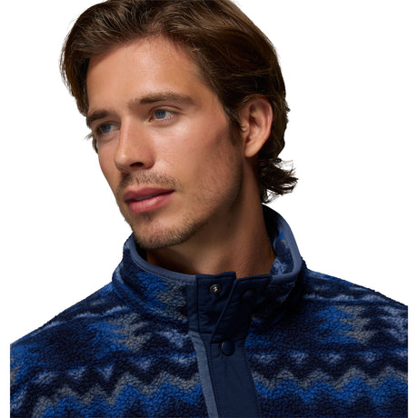 Columbia Men's Helvetia II Printed Half Snap Fleece Shark Dreaming / Small-Shark Dreaming / Medium-Shark Dreaming / Large-Shark Dreaming / X-Large-Shark Dreaming / XX-Large - 53 Degrees North 