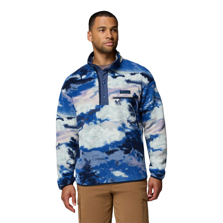 Columbia Men's Helvetia II Printed Half Snap Fleece Shark Dreaming / Small-Shark Dreaming / Medium-Shark Dreaming / Large-Shark Dreaming / X-Large-Shark Dreaming / XX-Large - 53 Degrees North 