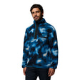 Columbia Men's Helvetia II Printed Half Snap Fleece Phoenix Blue Dyeflow / Small - 53 Degrees North