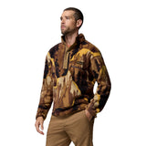 Columbia Men's Helvetia II Printed Half Snap Fleece Delta Soarin / Small - 53 Degrees North