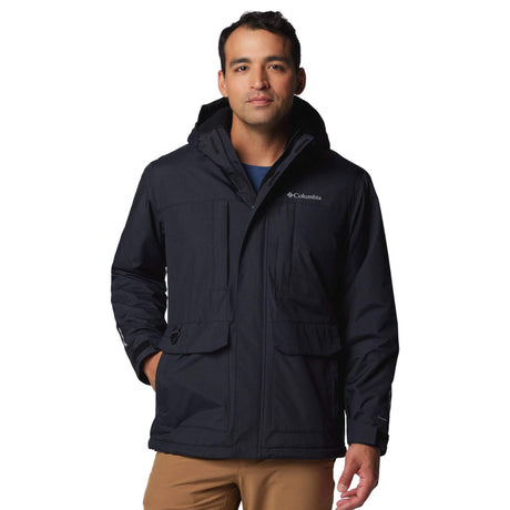 Columbia Men's Landroamer Sherpa Lined Jacket Black / Small-Black / Medium-Black / Large-Black / X-Large-Black / XX-Large - 53 Degrees North 