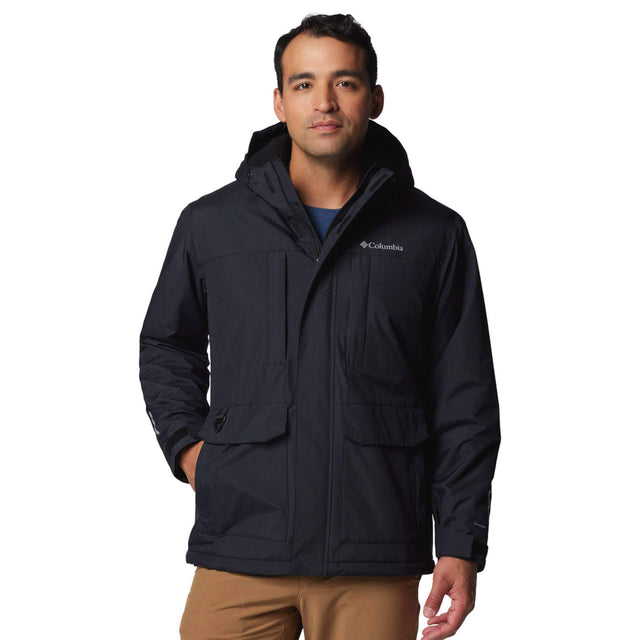 Columbia Men's Landroamer Sherpa Lined Jacket Black / Small-Black / Medium-Black / Large-Black / X-Large-Black / XX-Large - 53 Degrees North 