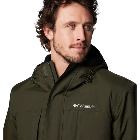 Columbia Men's Landroamer Sherpa Lined Jacket Black / Small-Black / Medium-Black / Large-Black / X-Large-Black / XX-Large - 53 Degrees North 