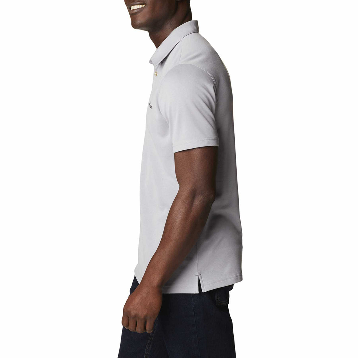 Columbia Men's Nelson Point Polo Collegiate Navy/Graphite / Small-Collegiate Navy/Graphite / Medium-Collegiate Navy/Graphite / Large-Collegiate Navy/Graphite / X-Large-Collegiate Navy/Graphite / XX-Large - 53 Degrees North 
