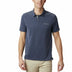 Columbia Men's Nelson Point Polo Collegiate Navy/Graphite / Small-Collegiate Navy/Graphite / Medium-Collegiate Navy/Graphite / Large-Collegiate Navy/Graphite / X-Large-Collegiate Navy/Graphite / XX-Large - 53 Degrees North 