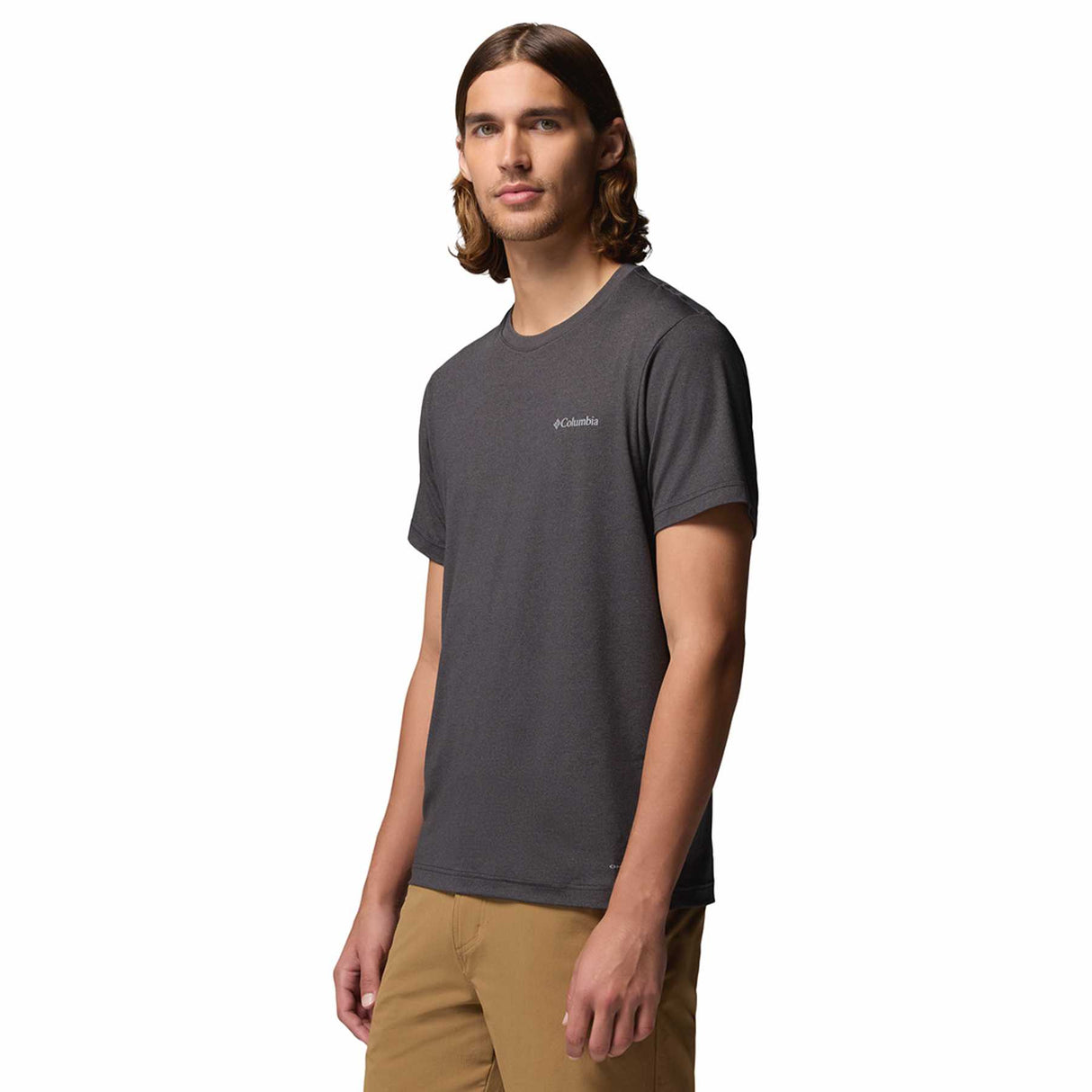 Columbia Men's Parsons Point Short Sleeve Back Graphic T-Shirt Black Heather/Splatter Gem / Small-Black Heather/Splatter Gem / Medium-Black Heather/Splatter Gem / Large-Black Heather/Splatter Gem / X-Large-Black Heather/Splatter Gem / XX-Large - 53 Degrees North 