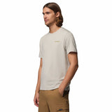 Columbia Men's Parsons Point Short Sleeve Back Graphic T-Shirt Black Heather/Splatter Gem / Small-Black Heather/Splatter Gem / Medium-Black Heather/Splatter Gem / Large-Black Heather/Splatter Gem / X-Large-Black Heather/Splatter Gem / XX-Large - 53 Degrees North 