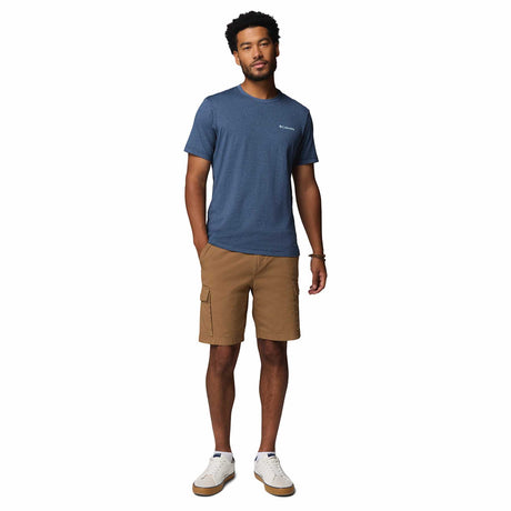 Columbia Men's Parsons Point Short Sleeve Back Graphic T-Shirt Black Heather/Splatter Gem / Small-Black Heather/Splatter Gem / Medium-Black Heather/Splatter Gem / Large-Black Heather/Splatter Gem / X-Large-Black Heather/Splatter Gem / XX-Large - 53 Degrees North 