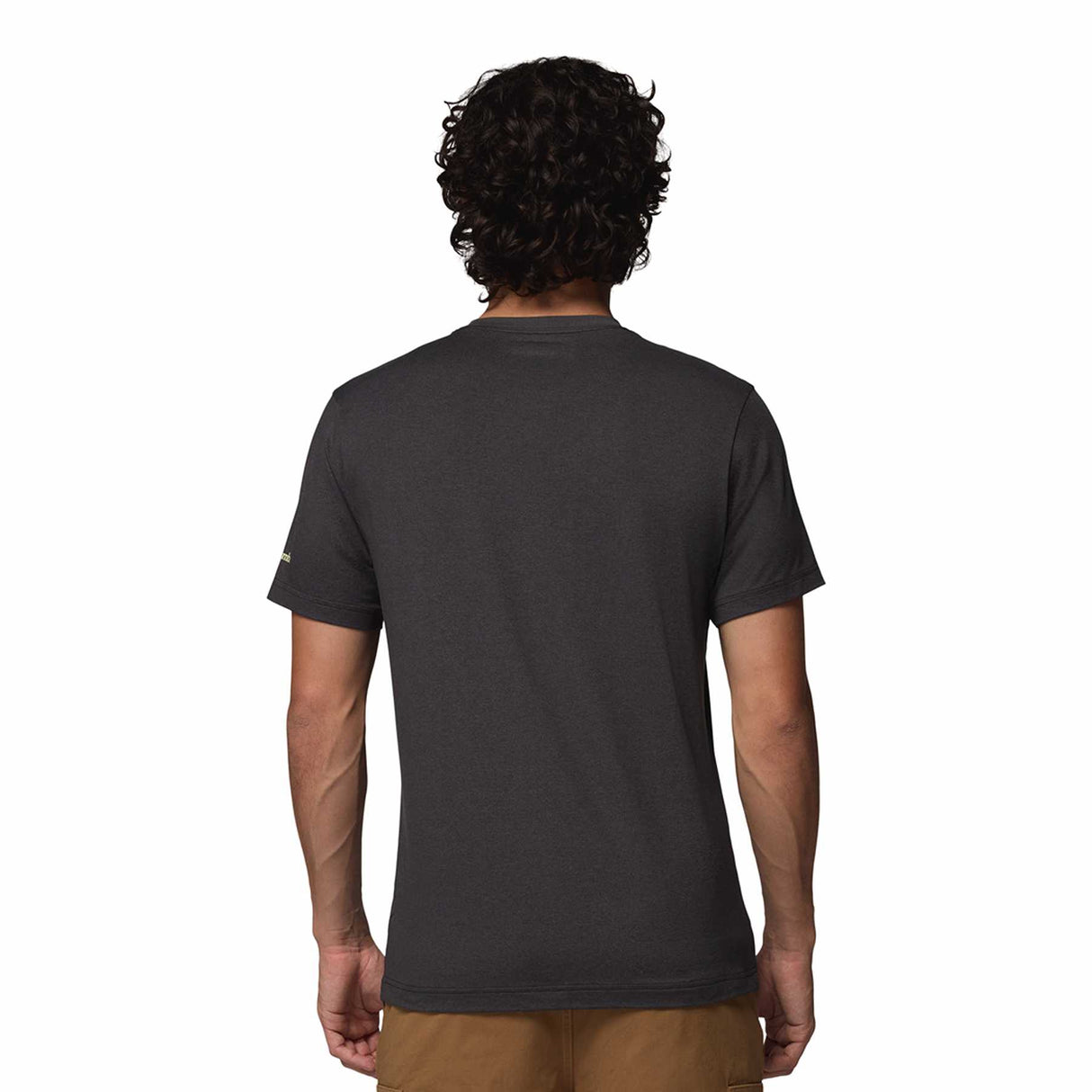 Columbia Men's Parsons Point T-Shirt Black Heather/Pointed Peaks / Small-Black Heather/Pointed Peaks / Medium-Black Heather/Pointed Peaks / Large-Black Heather/Pointed Peaks / X-Large-Black Heather/Pointed Peaks / XX-Large - 53 Degrees North 
