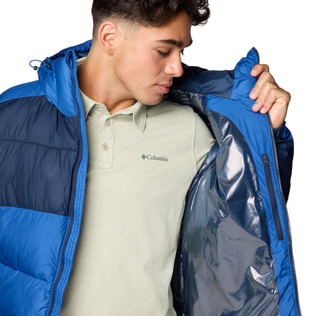 Columbia Men's Pike Lake II Hooded Jacket Mountain Blue/Collegiate Navy / Small-Mountain Blue/Collegiate Navy / Medium-Mountain Blue/Collegiate Navy / Large-Mountain Blue/Collegiate Navy / X-Large-Mountain Blue/Collegiate Navy / XX-Large - 53 Degrees North 