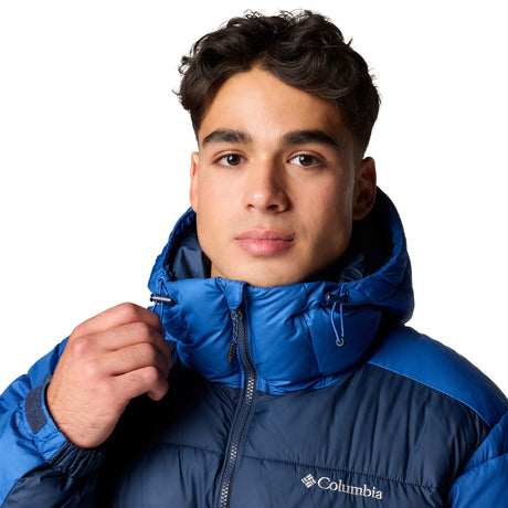 Columbia Men's Pike Lake II Hooded Jacket Mountain Blue/Collegiate Navy / Small-Mountain Blue/Collegiate Navy / Medium-Mountain Blue/Collegiate Navy / Large-Mountain Blue/Collegiate Navy / X-Large-Mountain Blue/Collegiate Navy / XX-Large - 53 Degrees North 